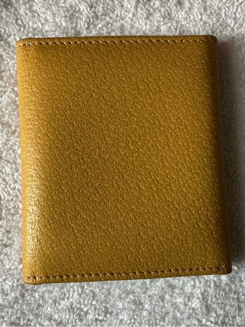 Vintage Gucci Leather Tri-Fold Picture Frame Card Holder w/ Original Box Italy